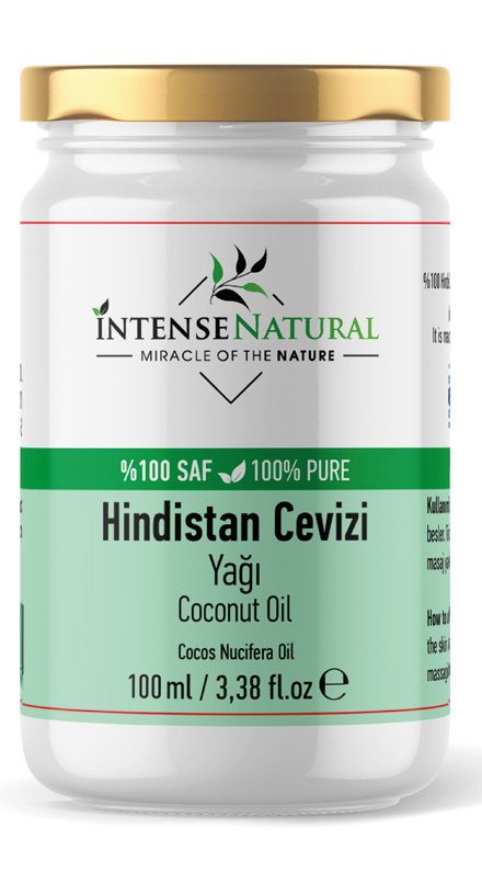 Hindistan Cevizi Yağı Soğuk Sıkım 100 ml %100 Saf ve Doğal Coconut Oil