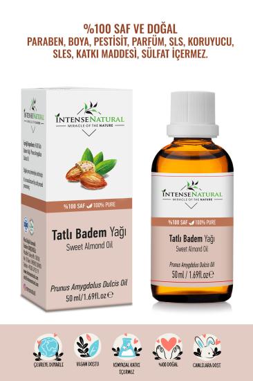 Badem Yağı Tatlı 50 ml %100 Saf 