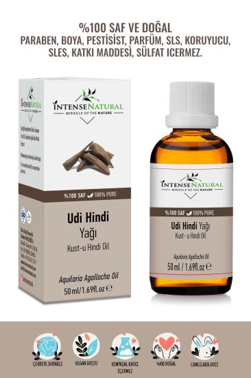 Udi Hindi Yağı 50 ml %100 Saf