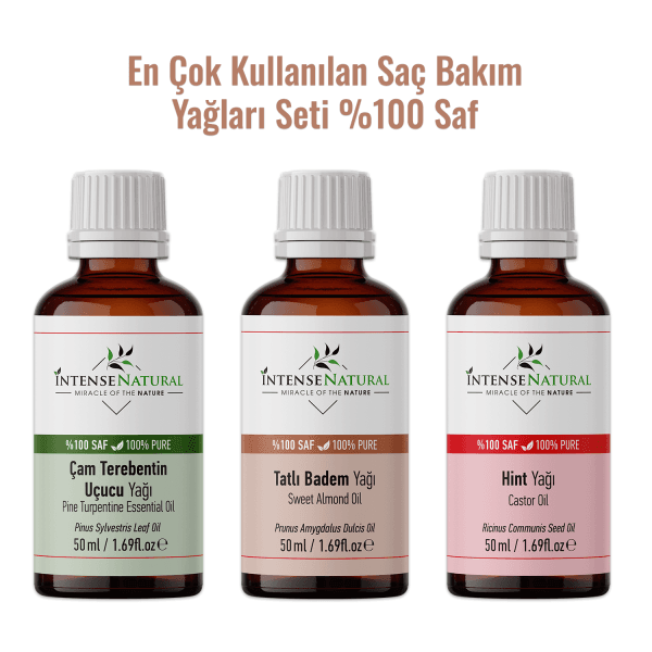 Saç Bakım Yağları Seti 3x50 ML