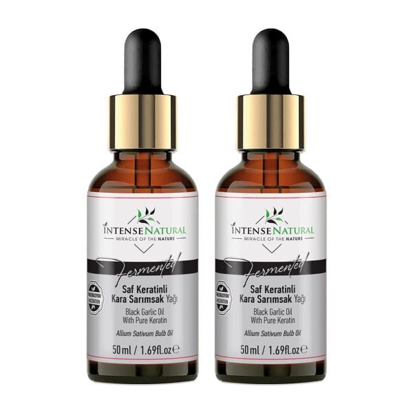Saf Keratinli Kara Sarımsak Yağı 2x 50 ML